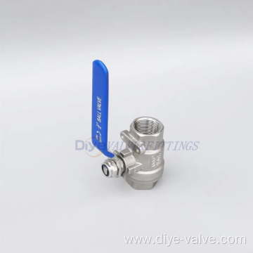 Stainless Steel 2PC Ball Valve 1000WOG 304